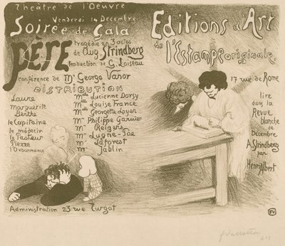 الأب: مأساة في 3 أعمال بحلول. ستريندبرج ، 1894. بواسطة فيليكس فالوتون