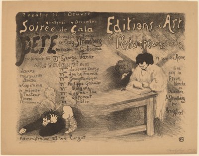 الأب: مأساة في 3 أعمال بحلول. ستريندبرج ، 1894. بواسطة فيليكس فالوتون