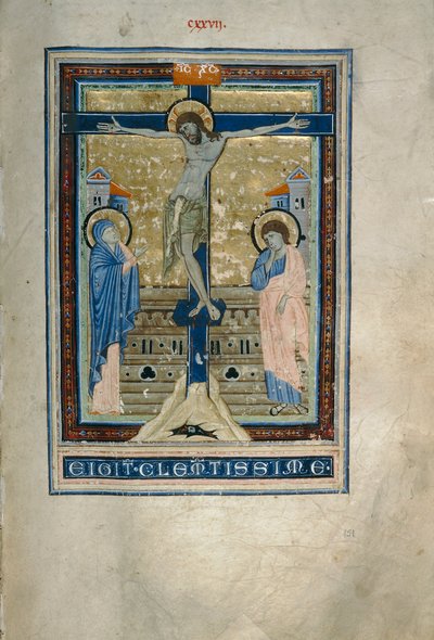 صلب (Cod. Conventi Suppressi، ms. 233، c. 151) بواسطة مدرسة فلورنسا
