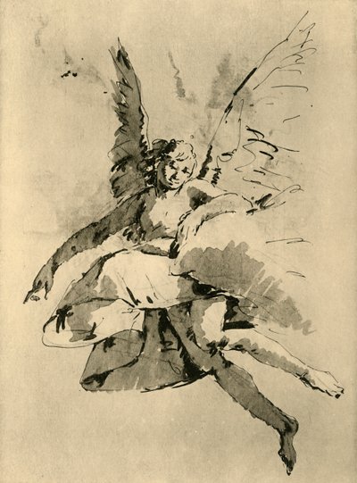 "الملاك الطائر" ، القرن الثامن عشر ، 1928 بواسطة أتباع Tiepolo