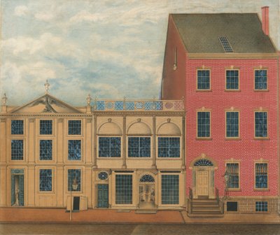 متجر ومستودع Duncan Phyfe ، 168-172 شارع فولتون ، مدينة نيويورك ، كاليفورنيا. 1816. بواسطة يُنسب سابقًا إلى جون روبنز سميث
