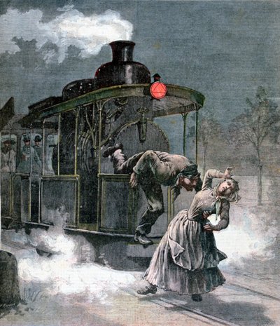حادث على خط سكة حديد Marly-le-Roi ، فرنسا ، 1891 بواسطة Fortuné Méaulle
