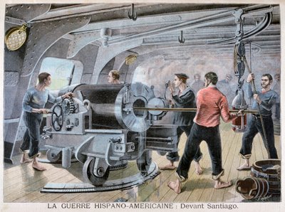 معركة سانتياغو ، الحرب الإسبانية الأمريكية ، 1898 بواسطة Fortuné Méaulle