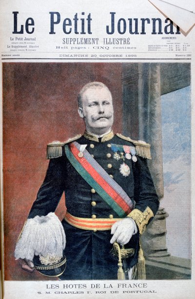 تشارلز الأول ، ملك البرتغال ، 1895 بواسطة Fortuné Méaulle
