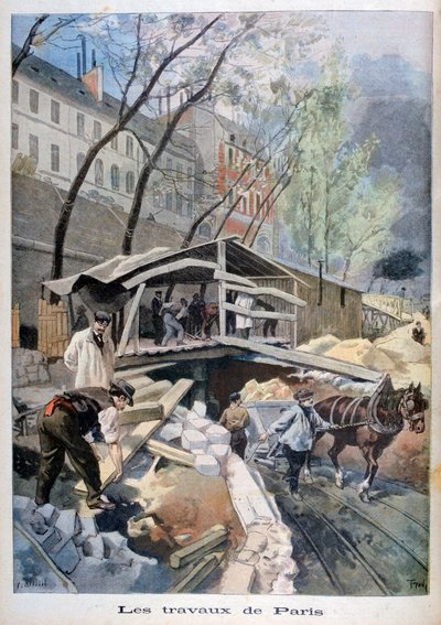 العمل في باريس ، 1899. بواسطة Fortuné Méaulle