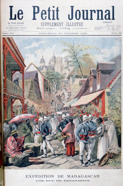 تاناناريف أنتاناناريفو ، عاصمة مدغشقر ، 1895 بواسطة Fortuné Méaulle