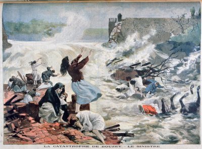 الكارثة في بوزي ، 1895 بواسطة Fortuné Méaulle