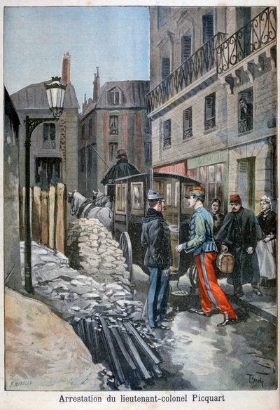 القبض على المقدم بيكوارت ، 1898 بواسطة Fortuné Méaulle