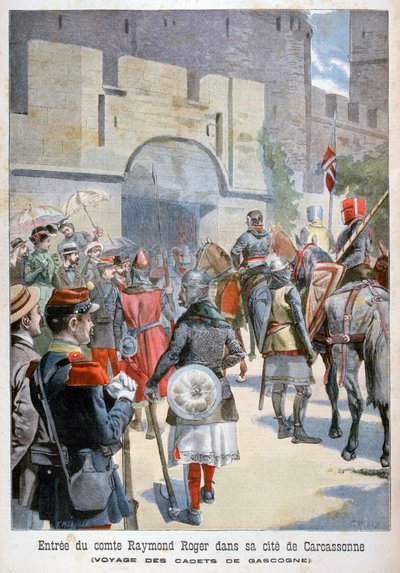 دخول Comte Raymond Roger إلى كاركاسون ، فرنسا ، 1898 بواسطة Fortuné Méaulle