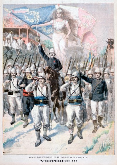 انتصار !! ، التدخل الفرنسي في مدغشقر ، 1895 بواسطة Fortuné Méaulle
