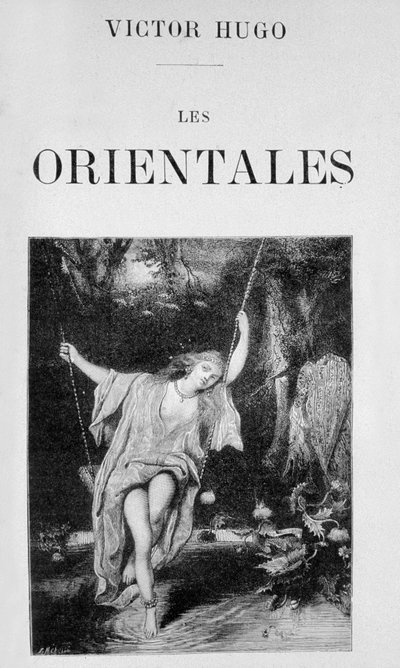 غلاف كتاب "Les Orientalales" لفيكتور هوغو بواسطة فورتشن لويس ميول