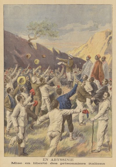 إطلاق سراح السجناء الإيطاليين في إثيوبيا بواسطة Fortune Louis Meaulle