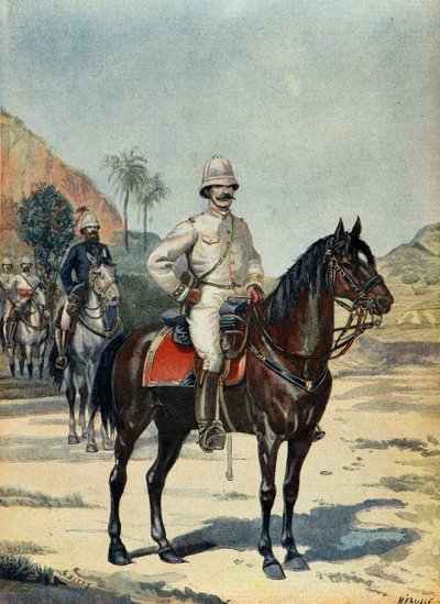 الجنرال جوزيف غالياني في مدغشقر عام 1899 (نقش) بواسطة فورتشن لويس ميول