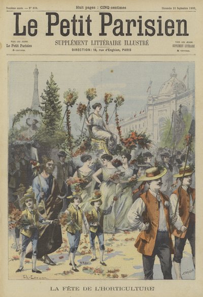 مهرجان البستنة في باريس بواسطة Fortune Louis Meaulle