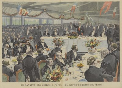 مأدبة العمد في باريس: وجبة لـ 22،500 بواسطة Fortune Louis Meaulle