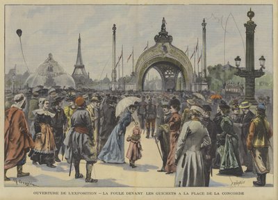 افتتاح معرض عام 1900 في باريس بواسطة Fortune Louis Meaulle