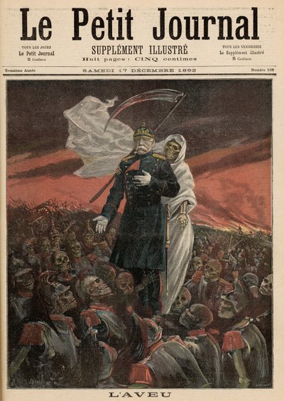 الاعتراف: أوتو فون بسمارك (1815-1898) بالموت ، من "لو بيتيت جورنال" ، 17 ديسمبر 1892 بواسطة فورتشن لويس ميول وهنري ماير