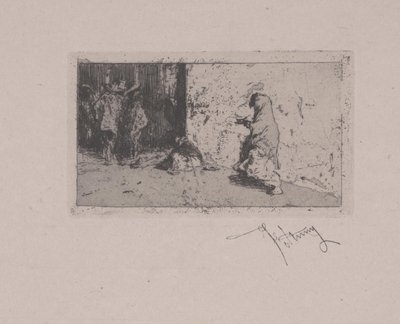 شارع في إشبيلية بواسطة Fortuny y Carbó