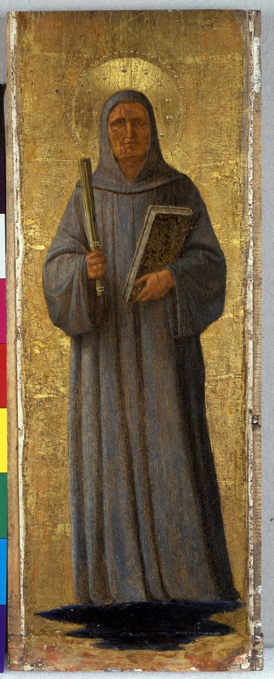 سانت برنارد كليرفو ، c.1435-40 (درجة الحرارة على خشب الحور) بواسطة Fra Angelico