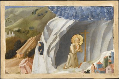 جرب القديس بنديكت عام 1430 بواسطة Fra Giovanni Angelico da Fiesole