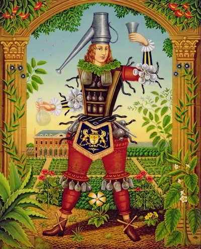 The Chelsea Physic Gardener ، 1997 (زيت و درجة حرارة على اللوحة) بواسطة فرانسيس برومفيلد