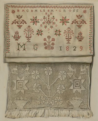 1829 عرض المنشفة بواسطة فرانسيس ليشتن
