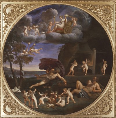 عنصر النار ، 1625-28 بواسطة فرانشيسكو ألباني