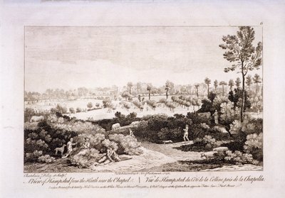 منظر هامبستيد هيث ، هامبستيد ، لندن ، 1752. بواسطة جون كارتر