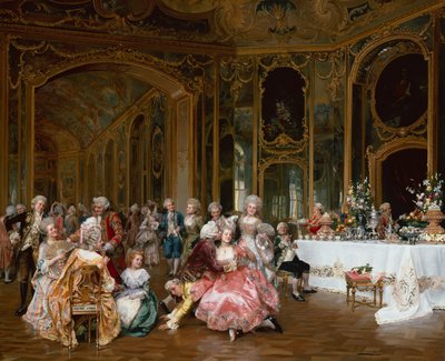 لو بونت دامور (زيت على قماش) بواسطة فرانشيسكو برونيري