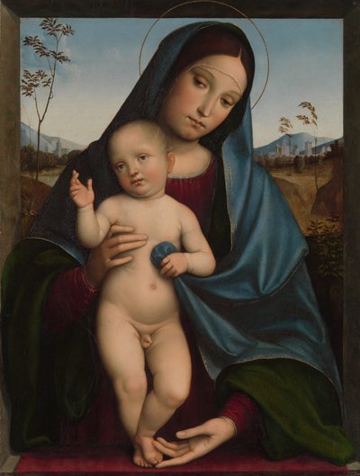 مادونا والطفل ، 1490. بواسطة Francesco Francia