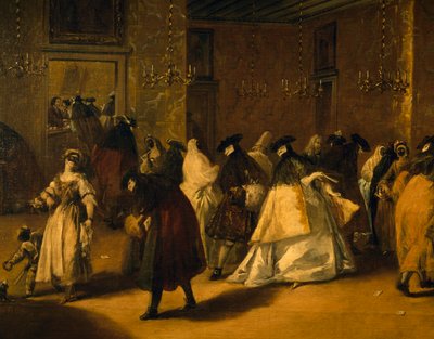 Il ridotto (Masked Venetians) بواسطة فرانشيسكو غواردي