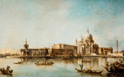 سانتا ماريا ديلا تحية ودوغانا ، البندقية ، 1760-1790. بواسطة فرانشيسكو غواردي