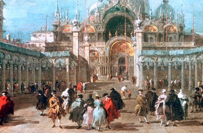 عيد الصعود في ساحة سان ماركو ، c1775 بواسطة فرانشيسكو غواردي