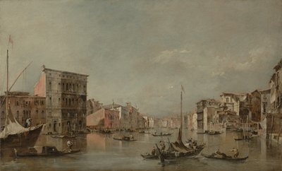 القناة الكبرى في البندقية مع قصر Bembo ، c.1768 بواسطة فرانشيسكو غواردي