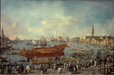 The departure of the Bucentaur to the Venice