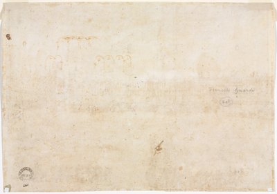 ثلاث رسوم تخطيطية للأقواس ، 1782. بواسطة فرانشيسكو غواردي