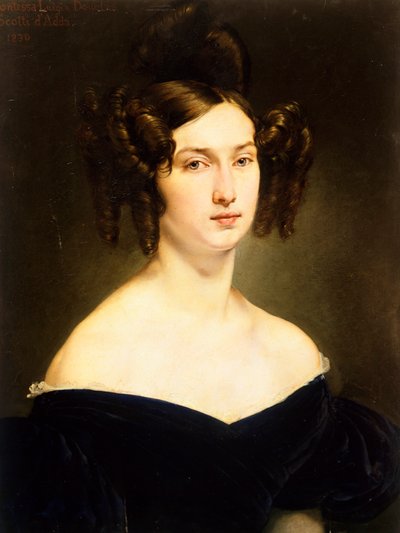 صورة للكونتيسة لويجيا دوغلاس سكوتي دادا ، بقلم فرانشيسكو هايز (1791-1882) ، زيت على قماش ، 46،6x61،8 سم ، حوالي 1830 بواسطة فرانشيسكو هايز