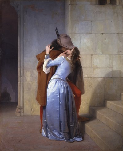 قبلة بواسطة Francesco Hayez