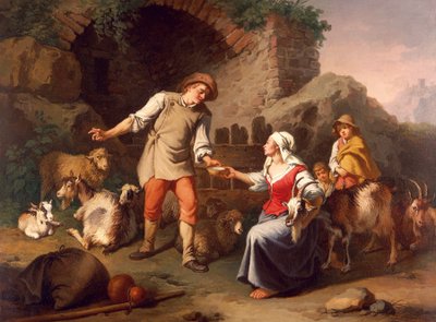 مشهد ريفي ، بقلم فرانشيسكو لندنيو (1723-1783) بواسطة فرانشيسكو لندنيو