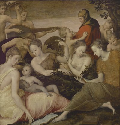 فن الموسيقى ، ج .1565 بواسطة فرانشيسكو بريماتيكيو