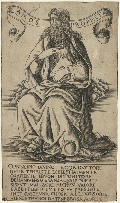 النبي عاموس بواسطة Francesco Rosselli