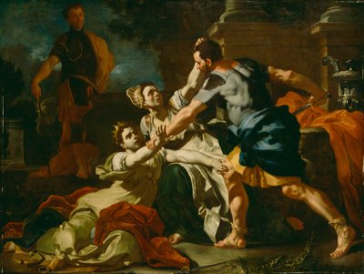 وفاة مسالينا ، 1704-12 بواسطة Francesco Solimena