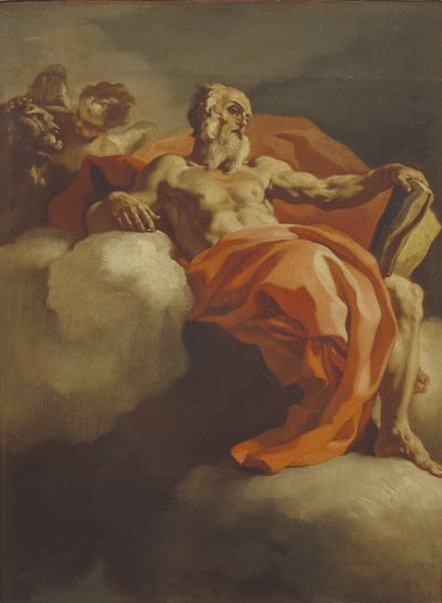 القديس جيروم ، حوالي 1693. بواسطة فرانشيسكو سوليمينا