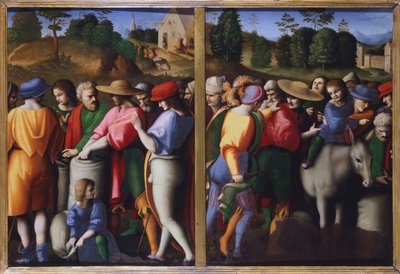 قصص يوسف ، لباشياكا (1494-1557) ، زيت على لوح ، نُقل إلى قماش بواسطة فرانشيسكو أوبرتيني إيل باتشياكا