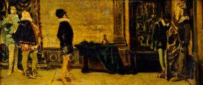 قبل المبارزة (رسم) بواسطة فرانشيسكو فينيا