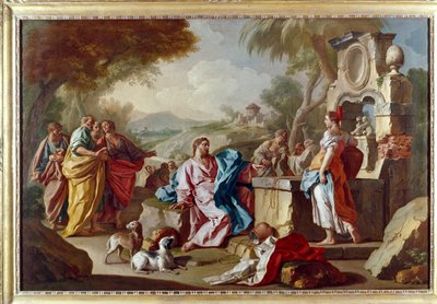 المسيح وامرأة السامرة بواسطة فرانشيسكو دي مورا