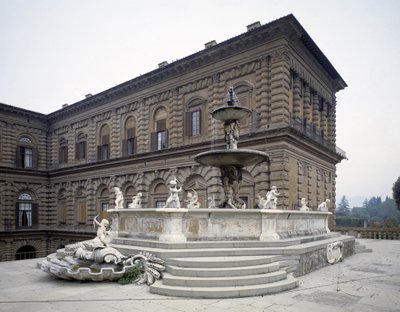 View of the fountain of the artichoke بواسطة فرانشيسكو ديل تادا