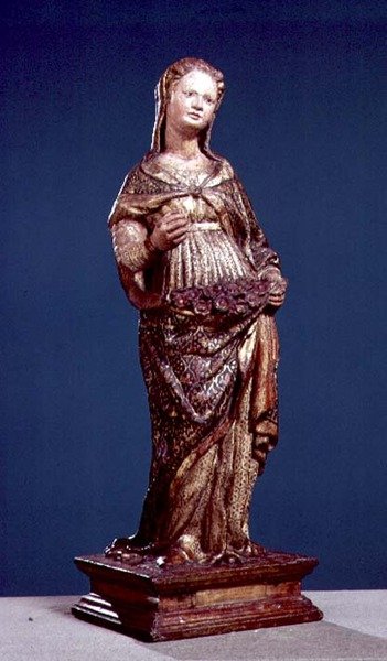 سانت دوروثي (خشب متعدد الألوان) بواسطة Francesco di Valdambrino