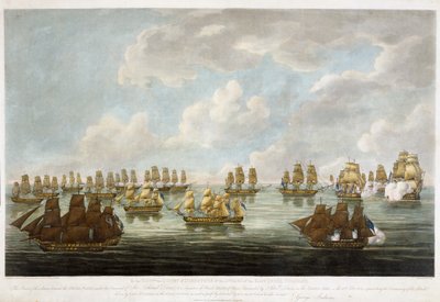 معركة بين الأسطول الصيني وأسطول فرنسي في 15 فبراير 1804 بواسطة فرانسيس (بعد) سارتوريوس