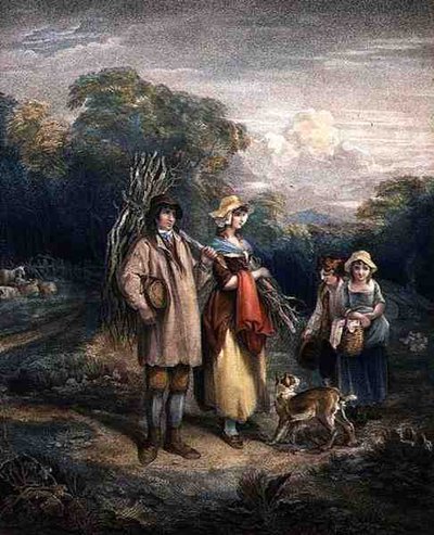 عودة وودمان ، نقشها جون ويسيل (1760-1823) ، حانة. بواسطة T. Simpson و Darling & Thompson بواسطة فرانسيس (بعد) ويتلي